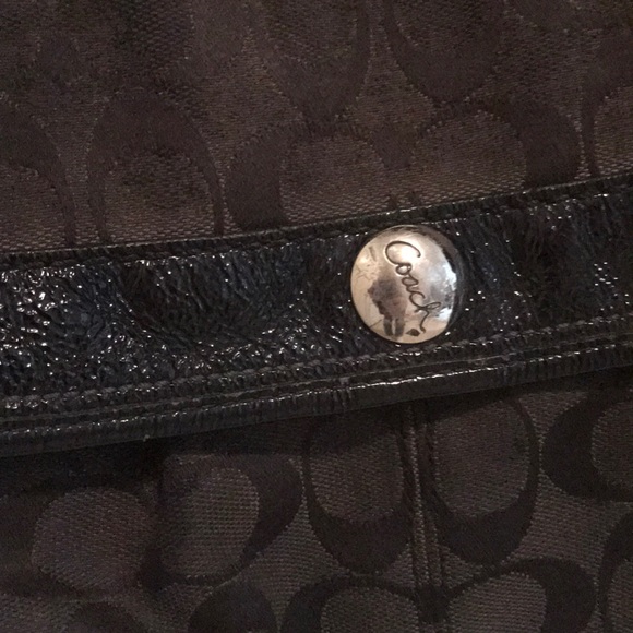 AUTHENTIC BLACK COACH PURSE - Picture 2 of 8
